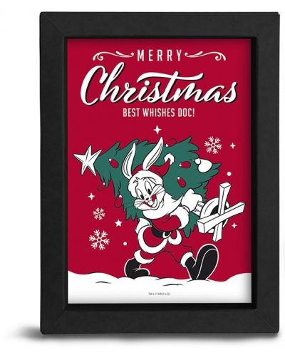 Plakat s okvirom The Good Gift Animation: Looney Tunes - Merry Christmas - 1