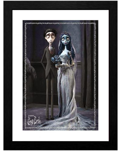 Plakat s okvirom GB Eye Animation: Corpse Bride - Emily & Victor - 1