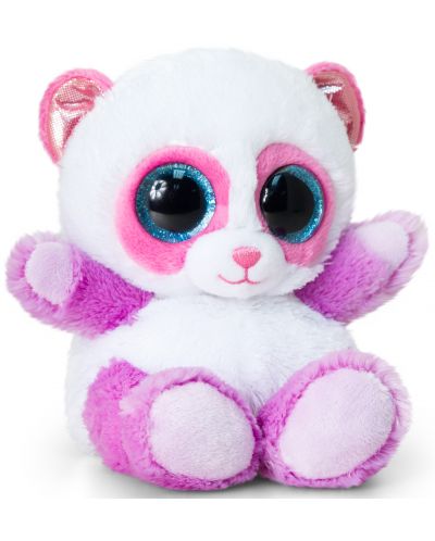 Plišana igračka Keel Toys Animotsu – Panda, ljubičasta, 15 sm - 1