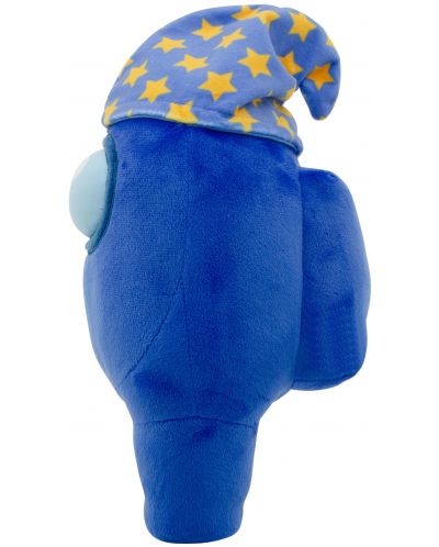 Plišana figura YuMe Games: Among Us - Blue Crewmate with Wizard Hat, 30 cm - 6
