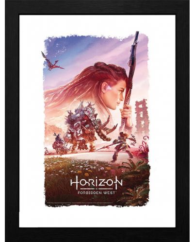 Plakat s okvirom GB eye Games: Horizon Forbidden West - Key Art - 1