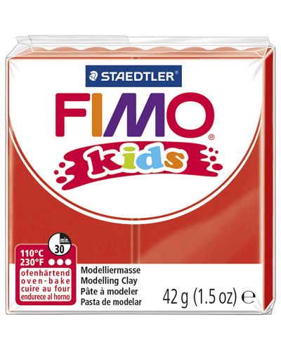 Polimerna glina Staedtler Fimo Kids - crvena boja - 1