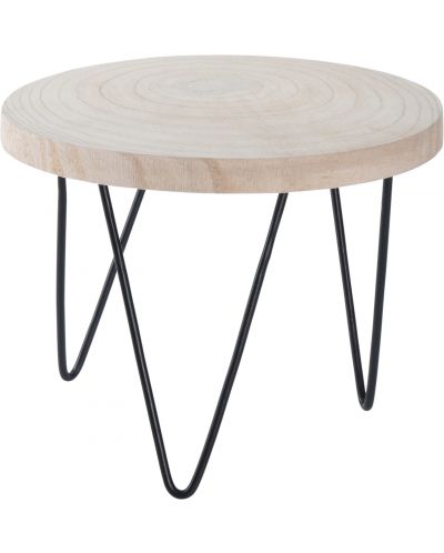 Pomoćni stol H&S - 23 х 18.5 cm, drvo/metal - 1