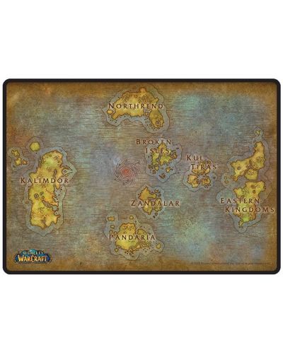 Podloga za miš ABYstyle Games: World of Warcraft - Map - 1
