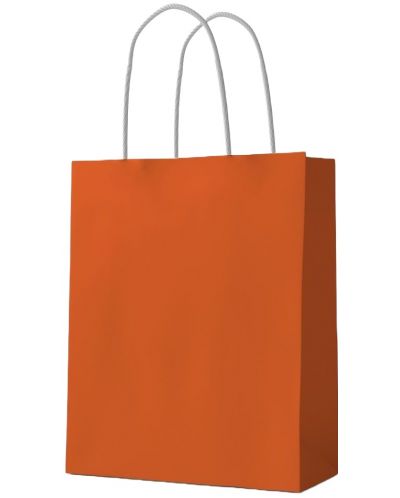 Poklon vrećica S. Cool - kraft, narančasta, L - 1
