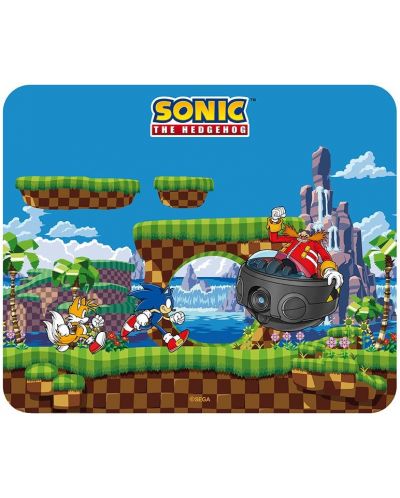 Podloga za miš ABYstyle Games: Sonic The Hedgehog - Sonic, Tails & Dr. Robotnik - 1