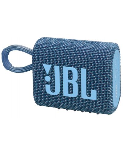 Prijenosni zvučnik JBL - Go 3 Eco, plavi - 4