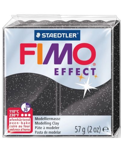 Polimerna glina Staedtler Fimo Effect - 57g, crna - 1