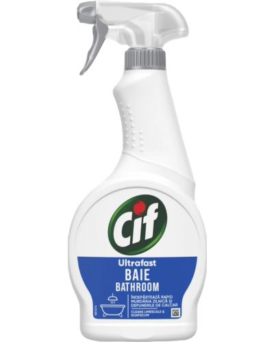 Sprej za čišćenje kupaonice Cif - Ultrafast, 500 ml - 1