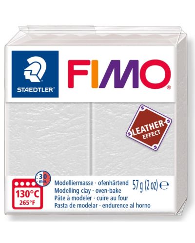 Polimerna glina Staedtler Fimo - Leather 8010, 57g, Bjelokost - 1