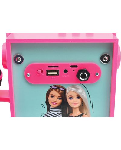 Prijenosni zvučnik Lexibook - Barbie BTP180BBZ, ružičasti - 4