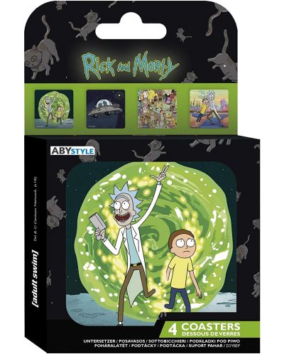 Podmetači za čaše ABYstyle Animation: Rick & Morty - Generic - 1