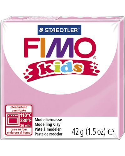 Polimerna glina Staedtler Fimo Kids - svijetloružičasta boja - 1