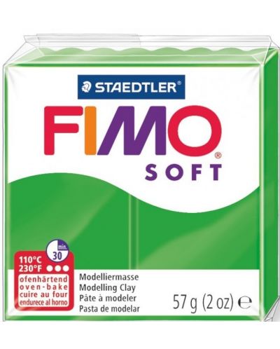 Polimerna glina Staedtler Fimo Soft - 57 g, zelena - 1