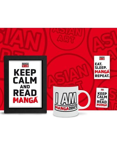 Poklon set The Good Gift Humor: Adult - Keep Calm and Read Manga - 2