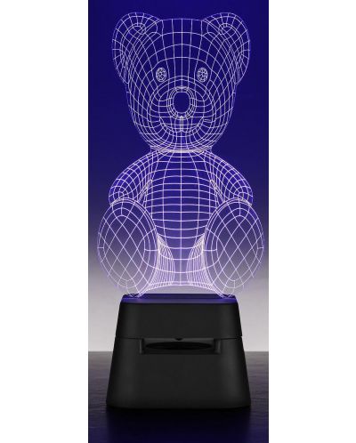 Prijenosni zvučnik Cellularline - LED Lights Bear, crni - 2