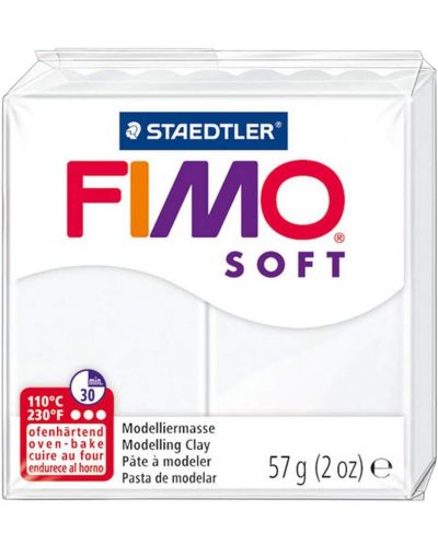 Polimerna glina Staedtler Fimo Soft - 57 g, siva - 1