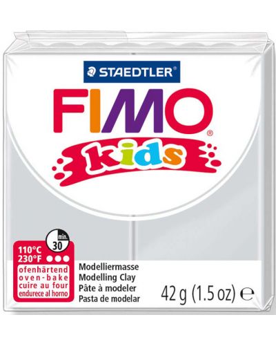 Polimerna glina Staedtler Fimo Kids - svijetlosive boje - 1