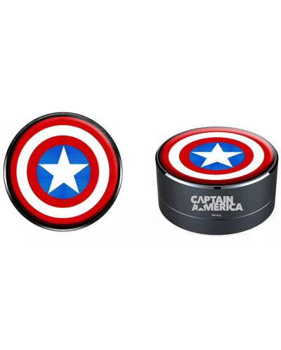 Prijenosni zvučnik Big Ben Kids - Captain America, crni - 3