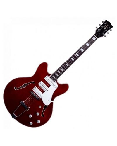 Poluakustična gitara VOX - BC S66 CR, Cherry Red - 1