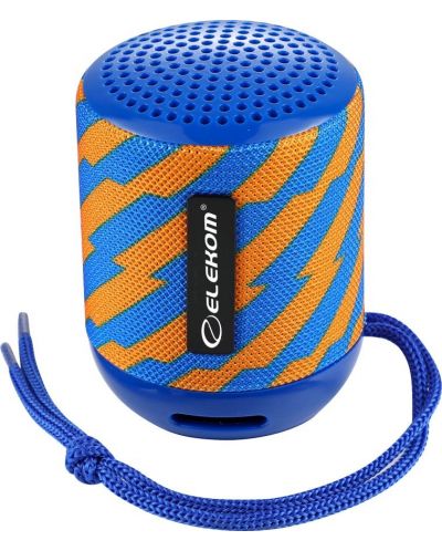 Prijenosni zvučnik Elekom - EK-129 HS, plavi/narančasti - 1