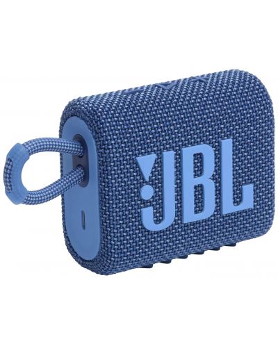 Prijenosni zvučnik JBL - Go 3 Eco, plavi - 3