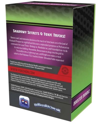 Pokemon TCG: Scarlet & Violet 6.5 Shrouded Fable Booster Bundle - 3