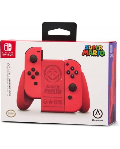 PowerA Joy-Con Comfort Grip, za Nintendo Switch, Super Mario Red - 6