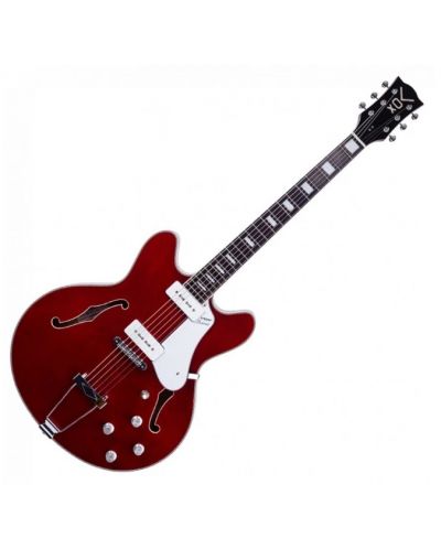 Poluakustična gitara VOX - BC V90, Cherry Red - 1