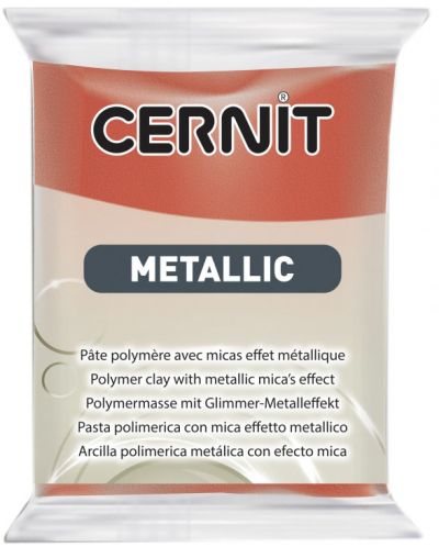 Polimerna glina Cernit Metallic - Bakar, 56 g - 1