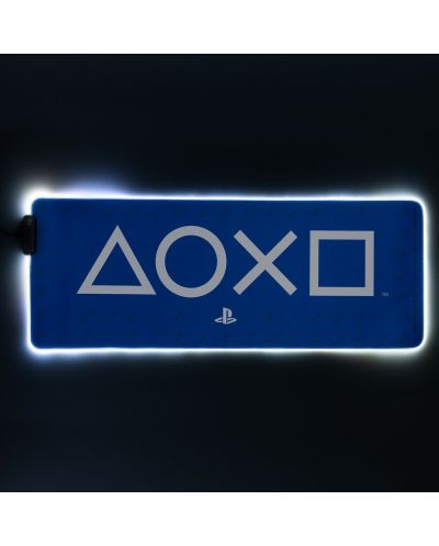 Podloga za miš Paladone Games: PlayStation - PS5 (Svjetleća) - 2