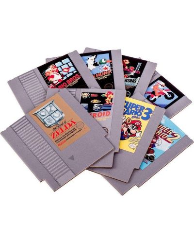 Podmetači za čaše Paladone Games: Nintendo - Cartridge - 3