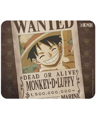 Podloga za miš ABYstyle Animation: One Piece - Luffy Wanted Poster - 1