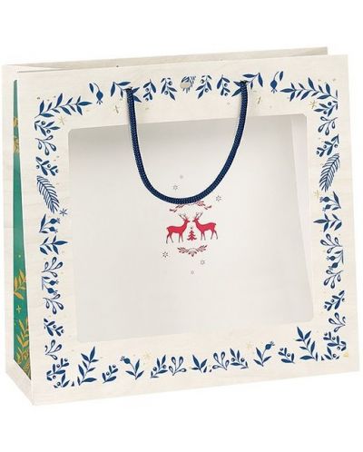 Poklon vrećica Giftpack Bonnes Fêtes - Jeleni, 35 cm - 1