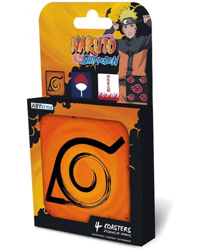 Podloge za čaše ABYstyle Animation: Naruto - Emblems - 1