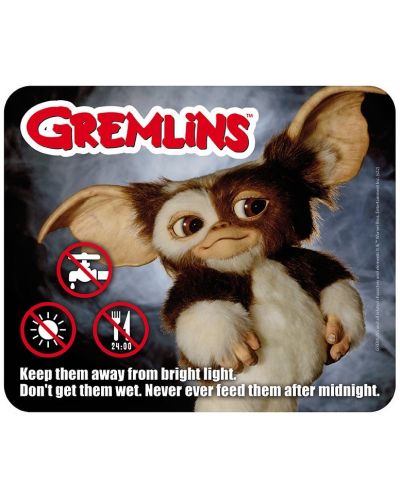 Podloga za miš ABYstyle Movies: Gremlins - Gizmo 3 rules - 1