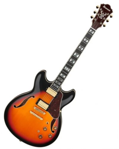 Poluakustična gitara Ibanez  -AS113 BS w/Case, Brown Sunburst - 1