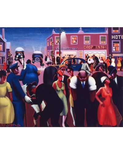 Slagalica Pomegranate od 1000 dijelova - Crni pojas, Archibald Motley - 2