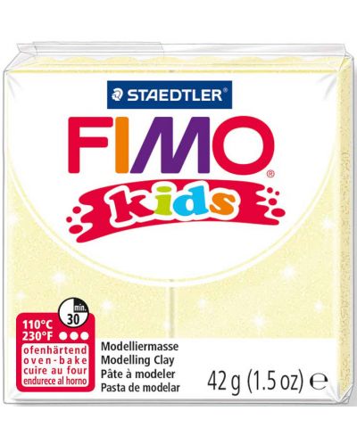 Polimerna glina Staedtler Fimo Kids - biserno žuta boja - 1