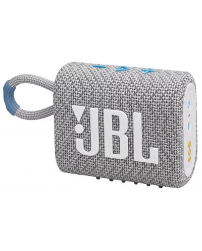 Prijenosni zvučnik JBL - Go 3 Eco, bijelo/sivi - 3