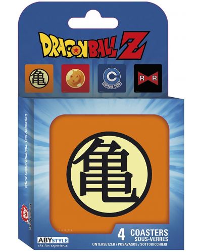 Podmetači za čaše ABYstyle Animation: Dragon Ball Z - Symbols - 1