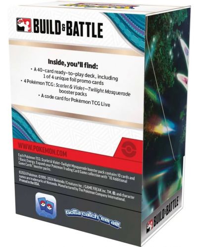 Pokemon TCG: Scarlet & Violet 6 Twilight Masquerade Build and Battle Box - 2