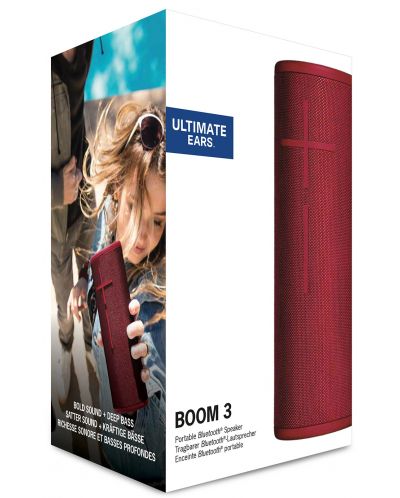 Prijenosni zvučnik Ultimate Ears - BOOM 3, Sunset Red - 7