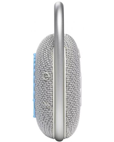 Prijenosni zvučnik JBL - Clip 4 Eco, bijelo/srebrni - 5