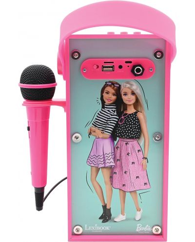 Prijenosni zvučnik Lexibook - Barbie BTP180BBZ, ružičasti - 3
