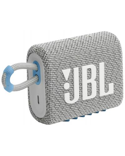 Prijenosni zvučnik JBL - Go 3 Eco, bijelo/sivi - 2