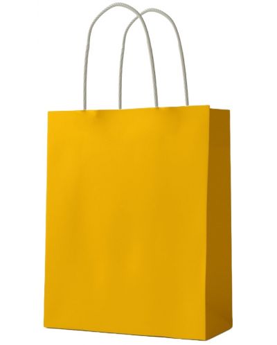 Poklon vrećica S. Cool - kraft, žuta, L - 1