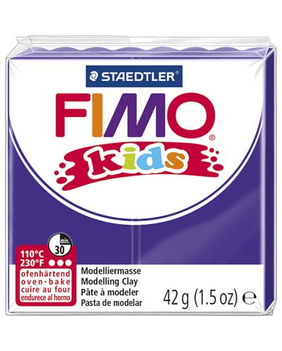 Polimerna glina Staedtler Fimo Kids - Ljubičasta - 1