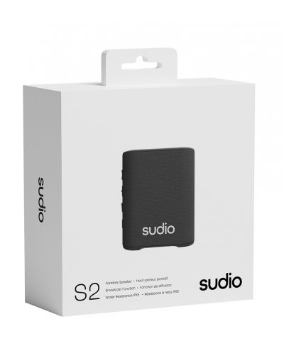 Prijenosni zvučnik Sudio - S2, crni - 2
