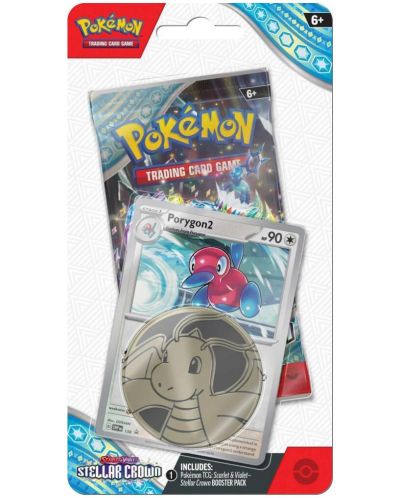 Pokemon TCG: Scarlet & Violet 7 Stellar Crown Checklane Blister - Porygon2 - 1